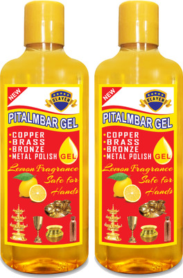 Slayer Pitalmbar, Copper, Bronze, Stain remover Cleaner Liquid Dish Cleaning Gel(Lemon, 2 x 200 ml)