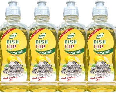 ALTOS DISTOP LEMON(4X250ML) Dish Cleaning Gel(LEMON, 4 x 62.5 ml)