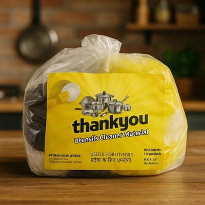 Thank You Premium Utensil Cleaner Raw Material– Tough on Grease, Gentle on Hands Dish Cleaning Gel(Lemon, 500 ml)