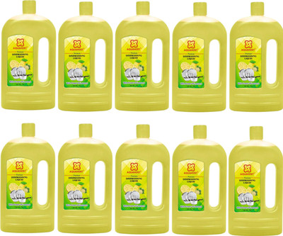 AQUAHOST Dishwash Liquid 2X POWER Dish Cleaning Gel(Lemon, 10 x 1 L)