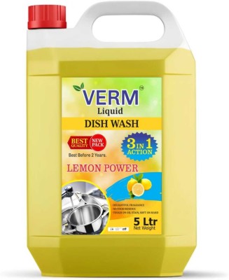 Verm liquids super yellow 5 liter Dish Cleaning Gel Dish Cleaning Gel(Lemon, 5000 ml)