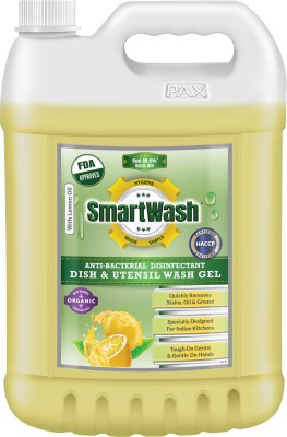 Smartwash Dish and Kitchen Wash Gel Dish Cleaning Gel(Lemon Zest, 5 L)