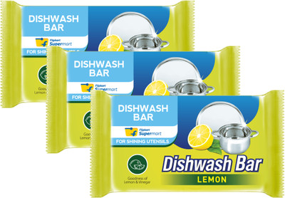 Flipkart Supermart Home Essentials Lemon Dishwash Bar(3 x 200 g)