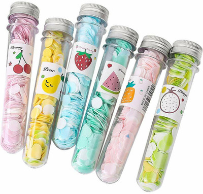 Giftshub Portable Travel Soft Hand Paper Soap In Designer Tube bottle with lid(Multicolor)