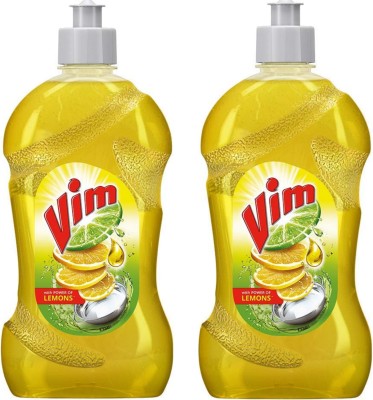 Vim DISH WASH LIQUID 500 ML , ^^(250ml , pack of 2 ) Dish Cleaning Gel Dish Cleaning Gel(Lemon, 2 x 250 L)