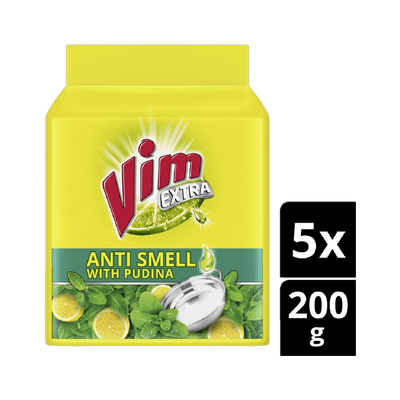 Vim Anti Smell with Pudina Dishwash Bar(1000 g)
