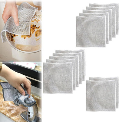 zUKRBOX Pack of 12 Dishwashing Scrub/ Steel WIre Cloth Pads CCX12.10 Scrub Pad(Regular)