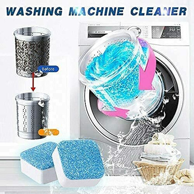 OFFER SALE 10Pcs Washing Machine Deep Cleaner Effervescent Tablet Dishwashing Detergent(10 ml)