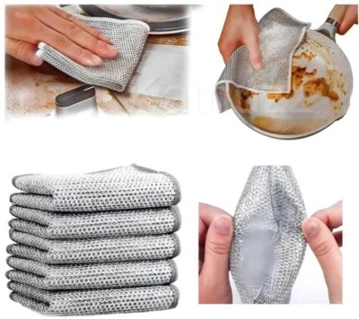 Prigobuy 5 pc Non Scratch Dish Wash Scrub | Non Scratch Wash Cloth | Scrub Pad Dishwash Bar(5 x 0.02 g)