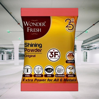 shivay Wonder Fresh Pitambari Shining Powder Metal Cleaner@5003 Dishwashing Detergent(200 g)