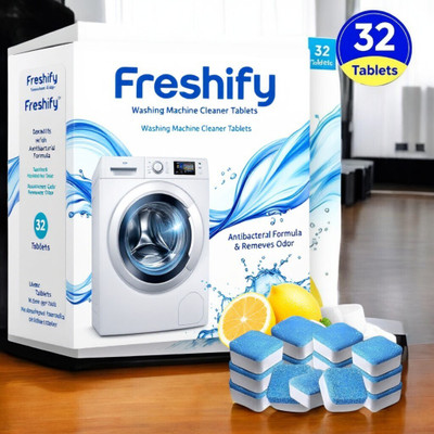 Freshify washing machine cleaner tablet deep clean drum clean Dishwashing Detergent(32 Tablet)