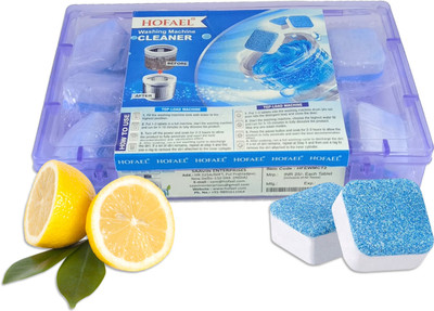 HOFAEL Washing Machine Drum Cleaning Tablet For Front Load & Top Load Washer | 270grm I Dishwashing Detergent(18 Tablet)