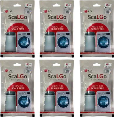 LG ScaLGo Descaling Powder for Washing Machine Front and Top Load Dishwashing Detergent(600 g)