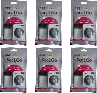 LG ScaLGo Descaling Powder for Washing Machine Front and Top Load Dishwashing Detergent(600 g)