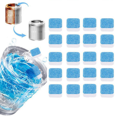 GOLDINKS 20 Tablet Front & Top Load Drum Tank Washing Machine Cleaning Descaler Tablet Dishwashing Detergent(20 Tablet)