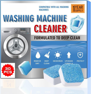 ROLLSTAR High-Quality Washing Machine Deep Cleaner Tablet for Front and Top Dishwashing Detergent(30 Tablet)