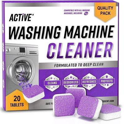 ZUDORA Lavender Washing Machine Cleaner Tablets - Deep Cleaning Tablets Dishwashing Detergent(20 Tablet)