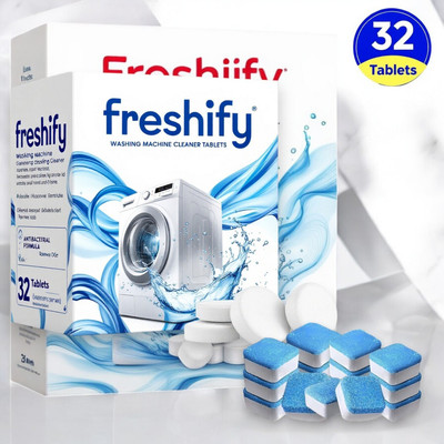 Freshify washing machine cleaner tablet drum clean safe use Dishwashing Detergent(32 Tablet)
