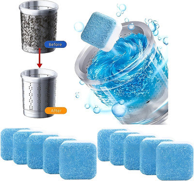ShineTabs washing machine cleaner tablet drum clean safe use Dishwashing Detergent(32 Tablet)