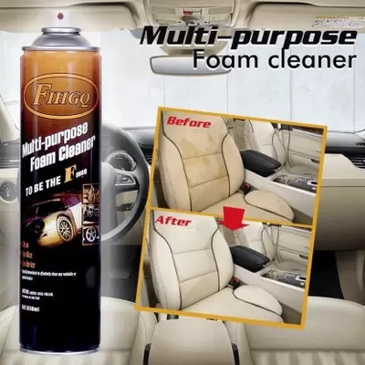 My Machine Car Cleaner Multipurpose Foam Cleaner Spray Seat/Exterior & Interior/Shoes/Sofa Foam Vehicle Glass Cleaner(650 ml)