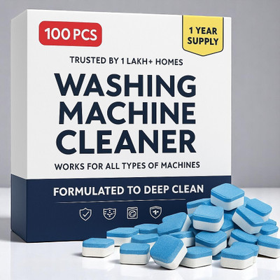 Cameron Powerful 100 Pis High Quality Washing Machine Deep Cleaner Dishwashing Detergent(100 Tablet)
