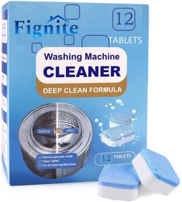 Fignite Ultimate Drum-Tub Cleaning Descaler Tablets for All Washing Machines Dishwashing Detergent(12 Tablet)