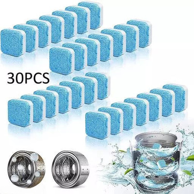 MADANMOHAN FASHION 30Pcs - High Quality Washing Machine Deep Cleaner for Front and Top Dishwashing Detergent(30 Tablet)