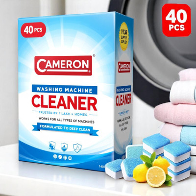 Cameron Washing Machine Drum Cleaner Tablet SmartX Dishwashing Detergent(40 Tablet)
