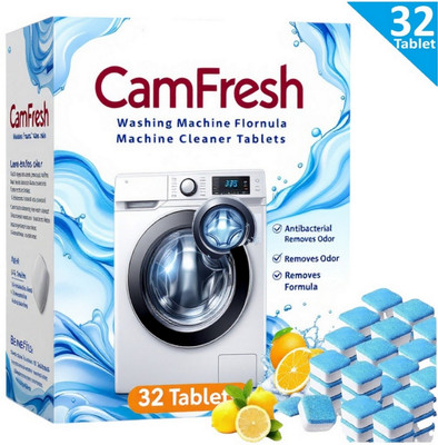DrumWashing 32 PS Washing Machine Drum wash Cleaning Tablets | Magic Clean BFO Dishwashing Detergent(32 Tablet)