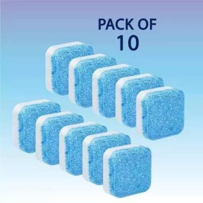 MADANMOHAN FASHION 10Pcs - High Quality Washing Machine Deep Cleaner for Front and Top Dishwashing Detergent(10 Tablet)