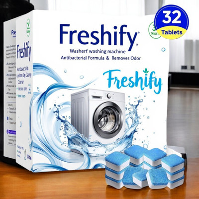 Freshify washing machine cleaner tablet deep clean long lasting Dishwashing Detergent(32 Tablet)