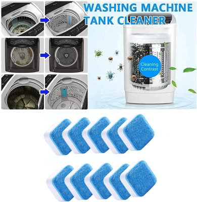 GOLDINKS 10 Tablet Front & Top Load Drum Tank Washing Machine Cleaning Descaler Tablet Dishwashing Detergent(10 Tablet)