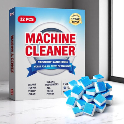 WashingDrum Washing Machine Drum Cleaner Tablet TubFreshpr Dishwashing Detergent(32 Tablet)