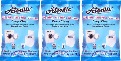 ATOMIC Washing Machine Tub Cleaner For Top & Front Load Machine | Pack of 3 | 150g Each Stain Remover