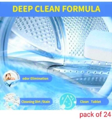 Gretal safety all company top & front load machine cleaner tablet Dishwashing Detergent(350 g)