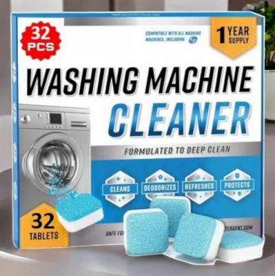 WASHPRO 32Pcs-High Quality Washing Machine Deep Cleaner for Front and Top Care Dishwashing Detergent(32 Tablet)