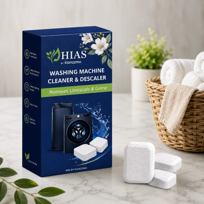 hias Washing Machine Cleaner & Descaler Tablets of 10pcs Dishwashing Detergent(10 Tablet)