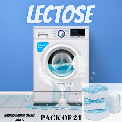 lectose washing machine cleaner pack of 24 | deep cleaner tablet for washing machine Dishwashing Detergent(24 Tablet)