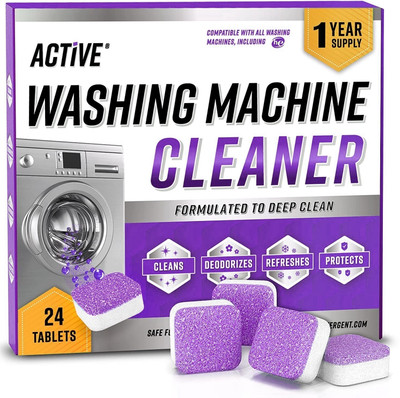 ZUDORA Washing Machine Tablet Washer Cleaner with Lavender Fragrance Dishwashing Detergent(24 Tablet)