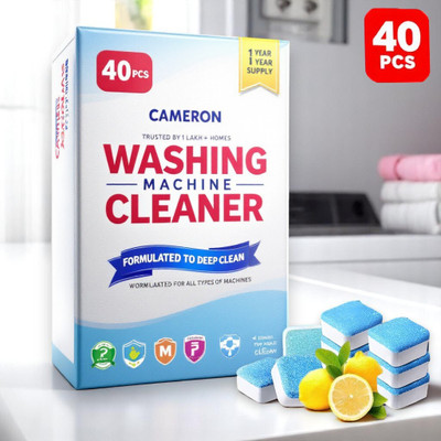 Cameron Washing Machine Drum Cleaner Tablet JetX Dishwashing Detergent(40 Tablet)