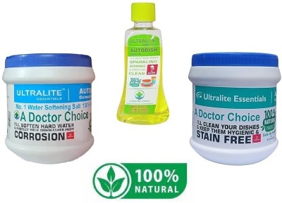 ultralite essentials Dishwasher Natural Detergent- worlds first natural dishwasher detergent Dishwashing Detergent(2.2 kg)