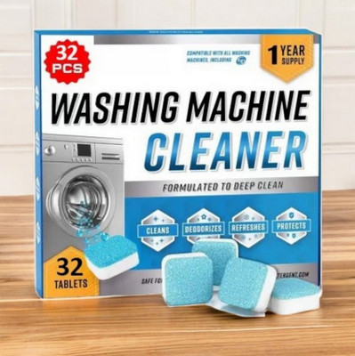 WASHPRO 32Pcs-Washing Machine Cleaner for Front and Top Swift Dishwashing Detergent(32 Tablet)