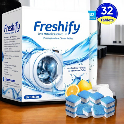 Freshify washing machine cleaner tablet tub clean refresh Dishwashing Detergent(32 Tablet)