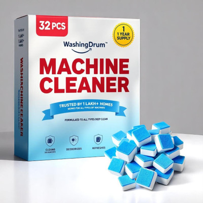WashingDrum Washing Machine Drum Cleaner Tablet Advancedrm Dishwashing Detergent(32 Tablet)