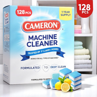 Cameron Washing Machine Deep Drum Cleaner Tablet Hydro Dishwashing Detergent(128 Tablet)