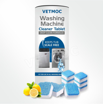 VETMOC Washing Machine Cleaner Tablet, Descaling Powder Tablets Dishwashing Detergent(12 Tablet)