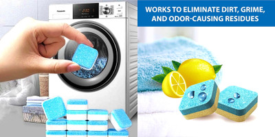 crockdile PowerScrub: Deep Cleanse for Your Washer Dishwashing Detergent(10 Tablet)
