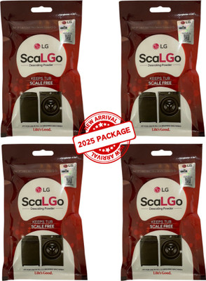 LG IG Descale Drum Cleaning Powder Pack of 4X100g Suitable for All Washing Machines Dishwashing Detergent(400 g)