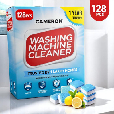 Cameron Washing Machine Deep Drum Cleaner Tablet X Dishwashing Detergent(128 Tablet)