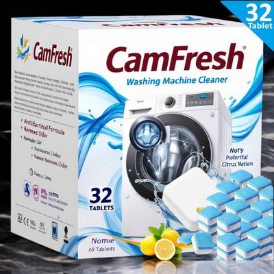 DrumWashing 32 PS Washing Machine Drum wash Cleaning Tablets | Magic Clean BCE Dishwashing Detergent(32 Tablet)